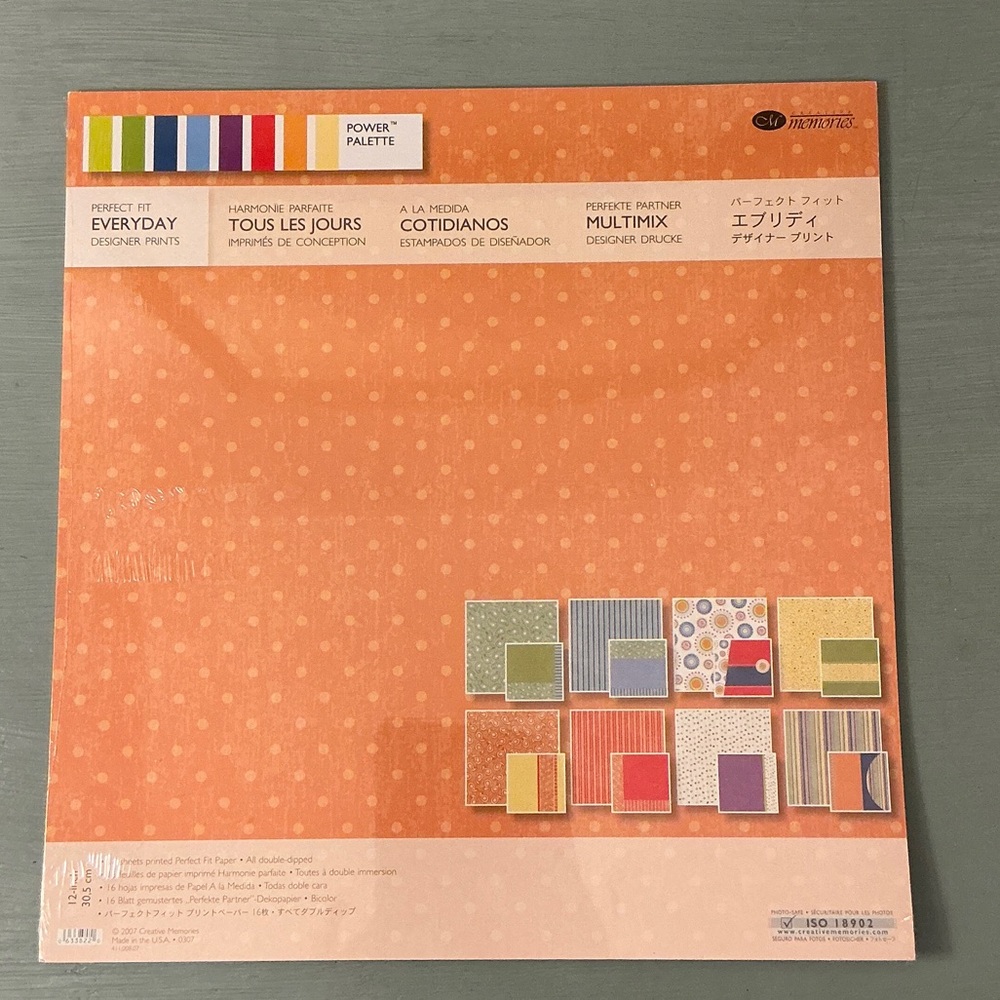 Creative Memories Power Palette Paper Pack